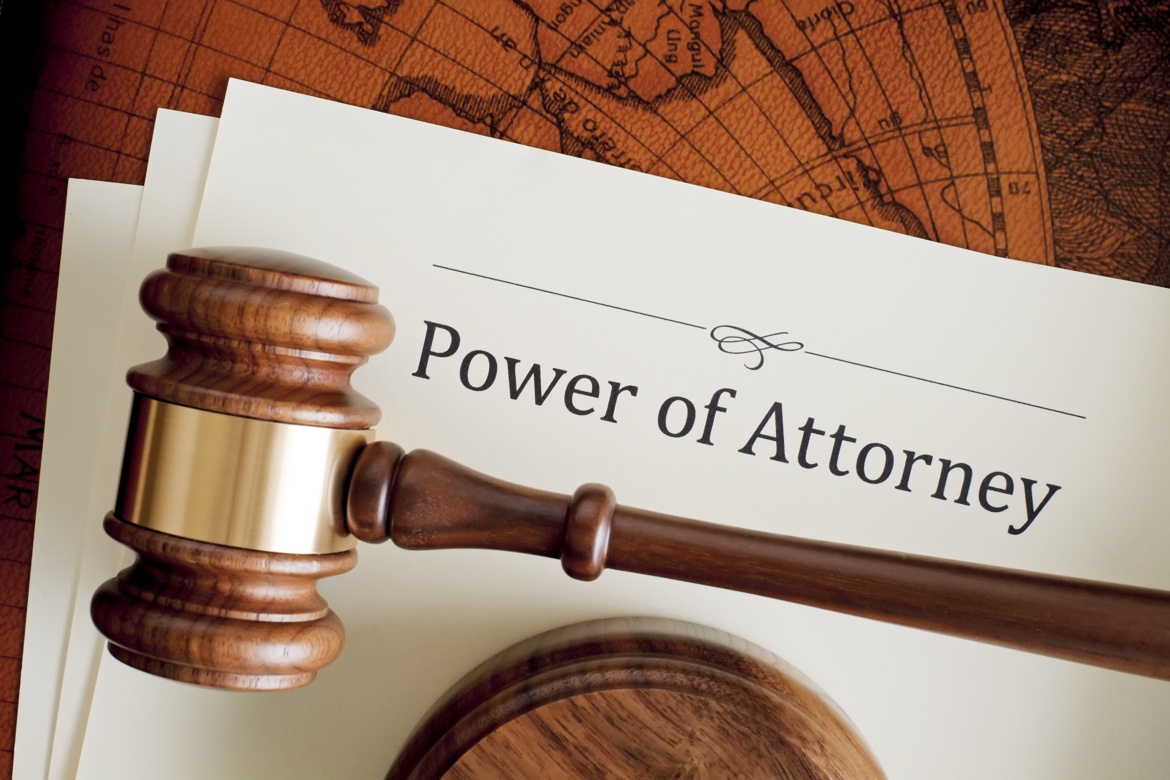 Power of Attorney with a Gavel Power of Attorney with a Gavel
