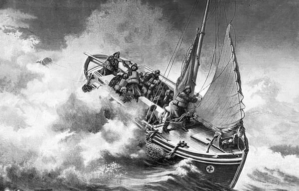 Sailors in Rough Seas